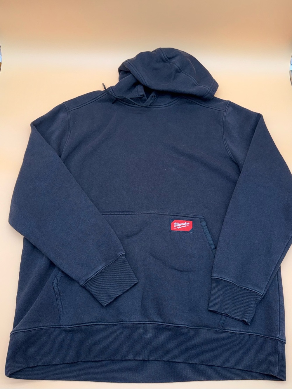 Milwaukee Black Heavyweight Workwear Pullover Hoodie Utility Sweatshirt